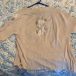 Gorgeous embroidered j.jill sweater.